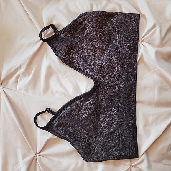 SKIMS Other - Skims Bralette. New without tags. Size 2XL. Black shimmer maroon.
